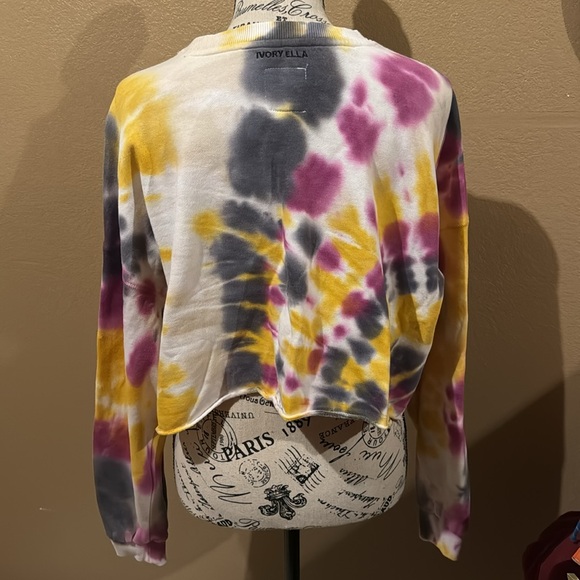 Ivory Ella small sweatshirt, half shirt tye dye - Picture 7 of 9